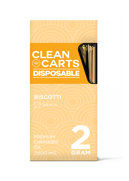 BISCOTTI CLEAN VAPE CARTS